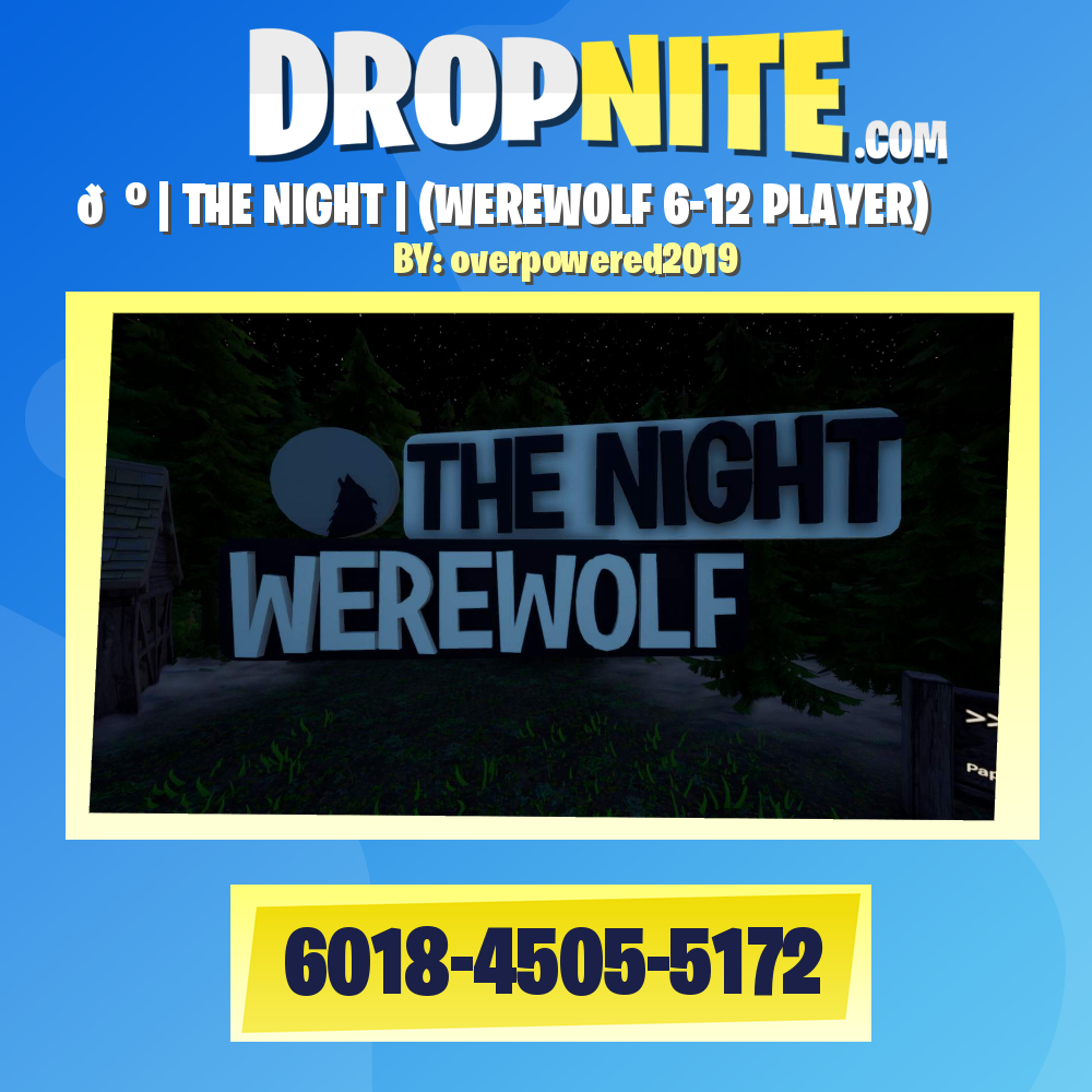 🐺 | THE NIGHT | (WEREWOLF 6-12 PLAYER)