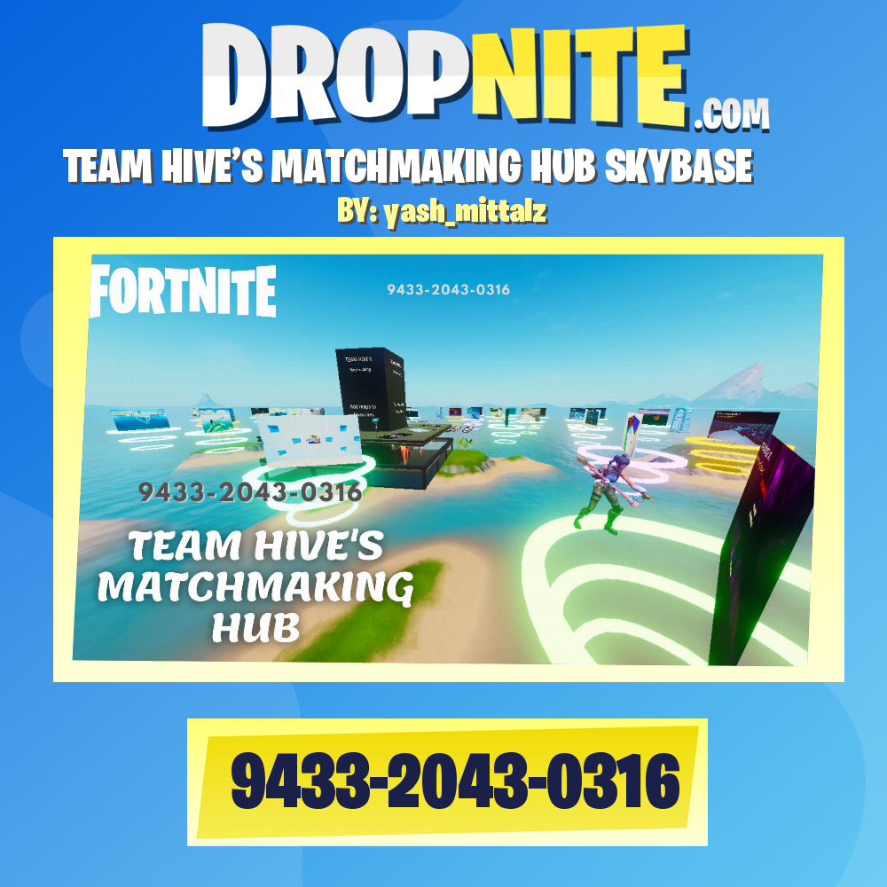 TEAM HIVE’S MATCHMAKING HUB SKYBASE