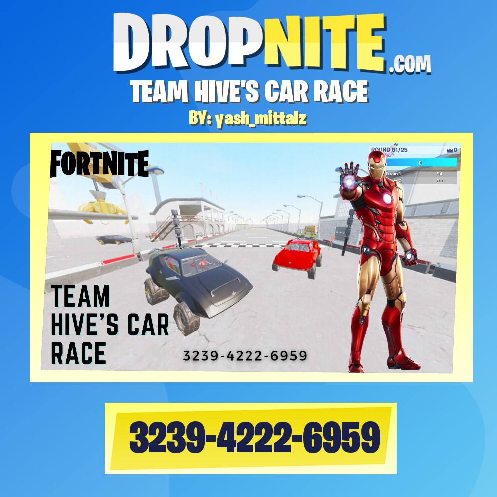 TEAM HIVE'S CAR RACE