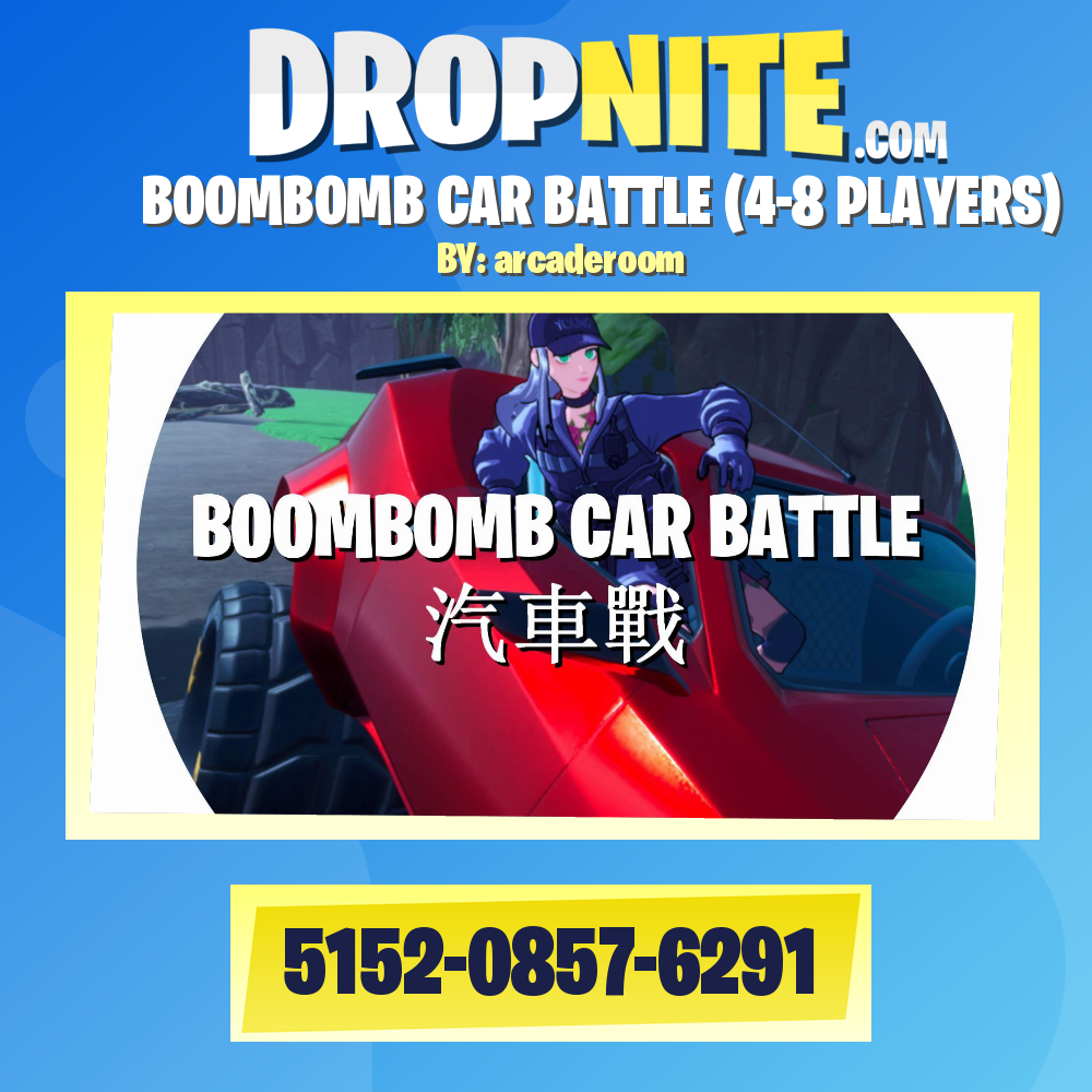 BOOMBOMB CAR BATTLE (4-8 PLAYERS)