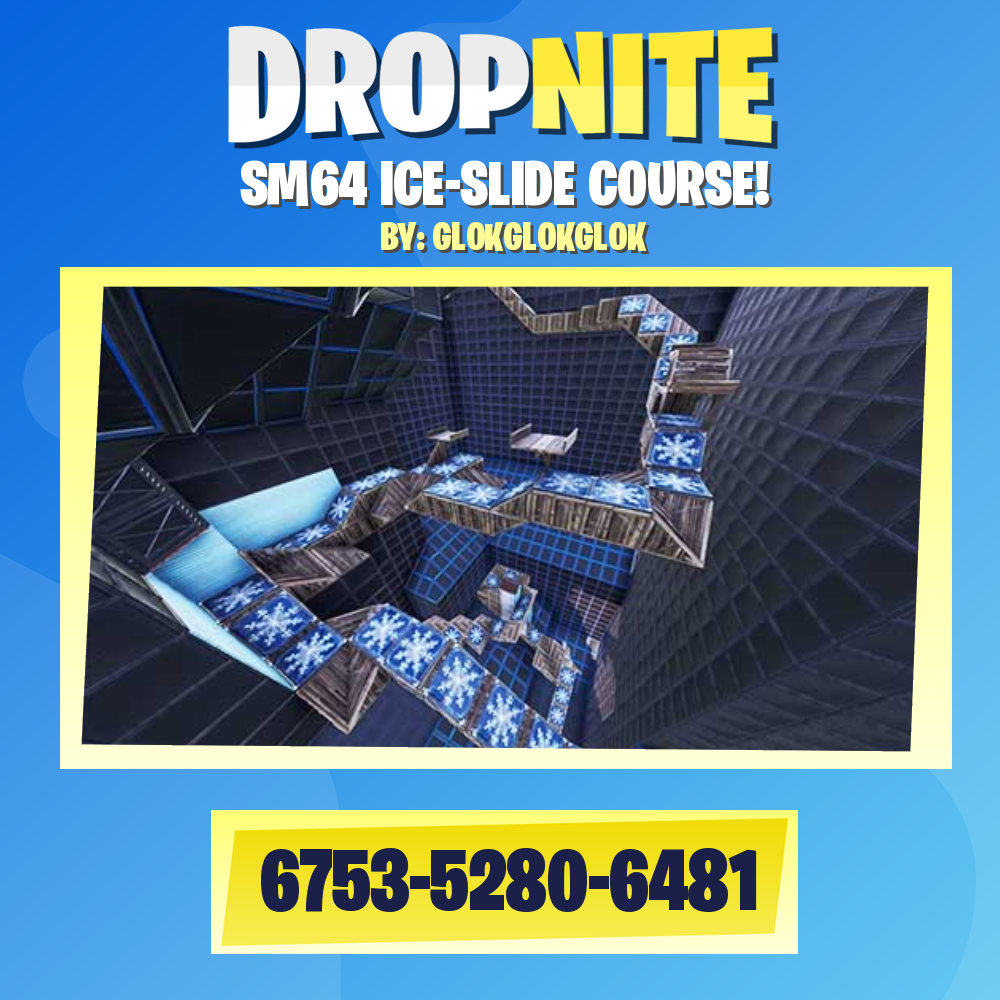 SM64 ICE-SLIDE COURSE!