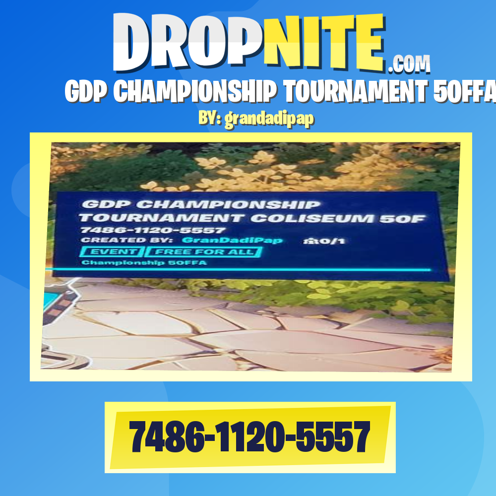 GDP CHAMPIONSHIP TOURNAMENT 50FFA
