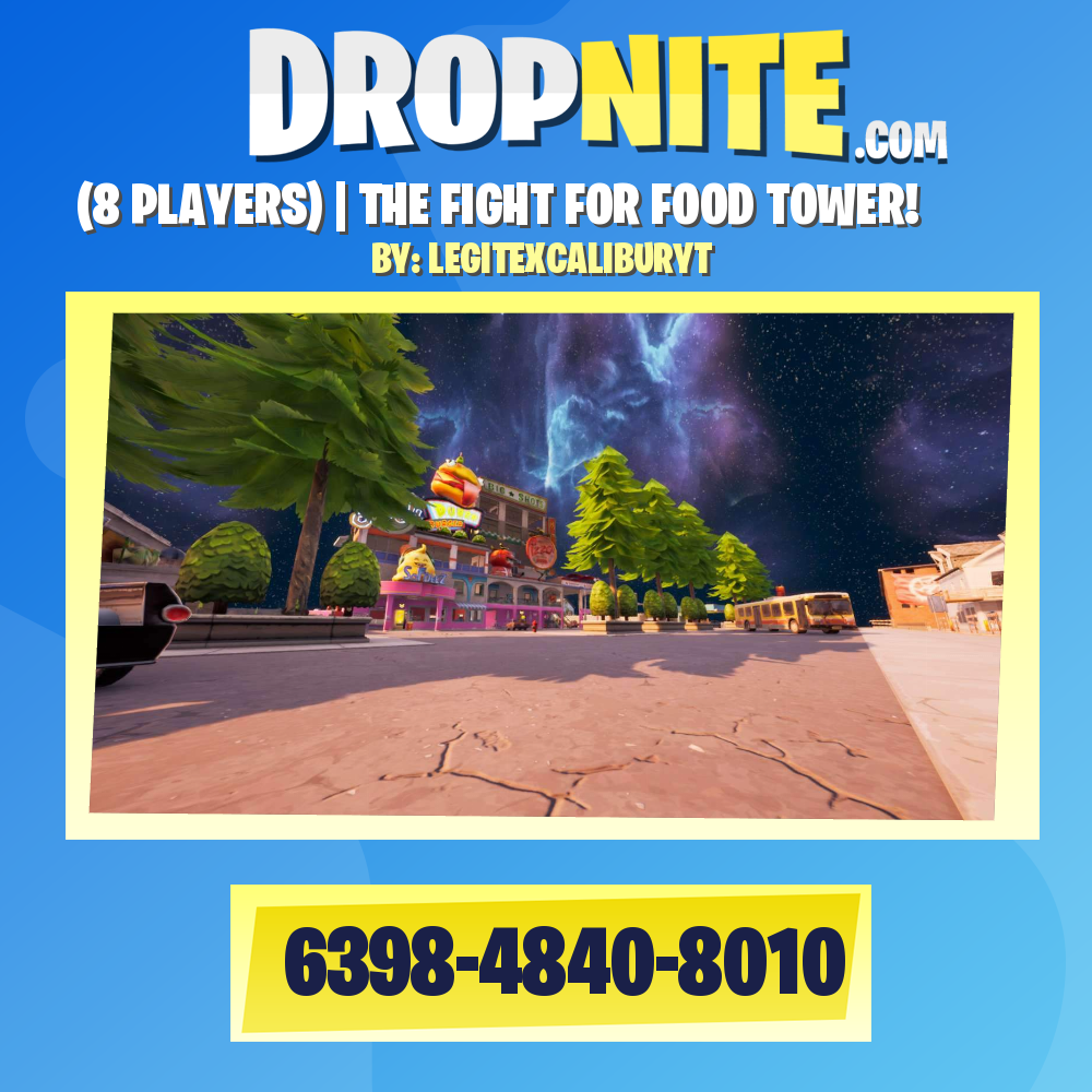 (8 PLAYERS) | THE FIGHT FOR FOOD TOWER!