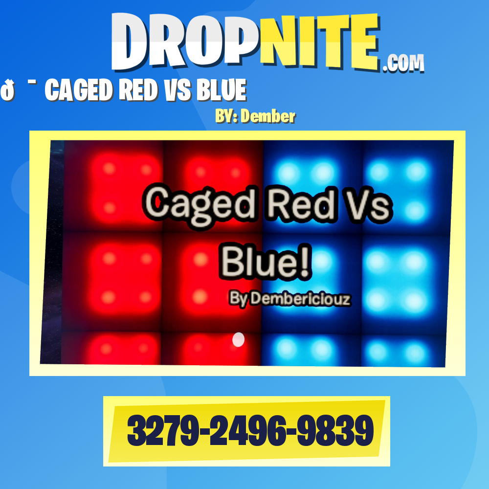 💯 CAGED RED VS BLUE الأحمر مقابل الأزرق