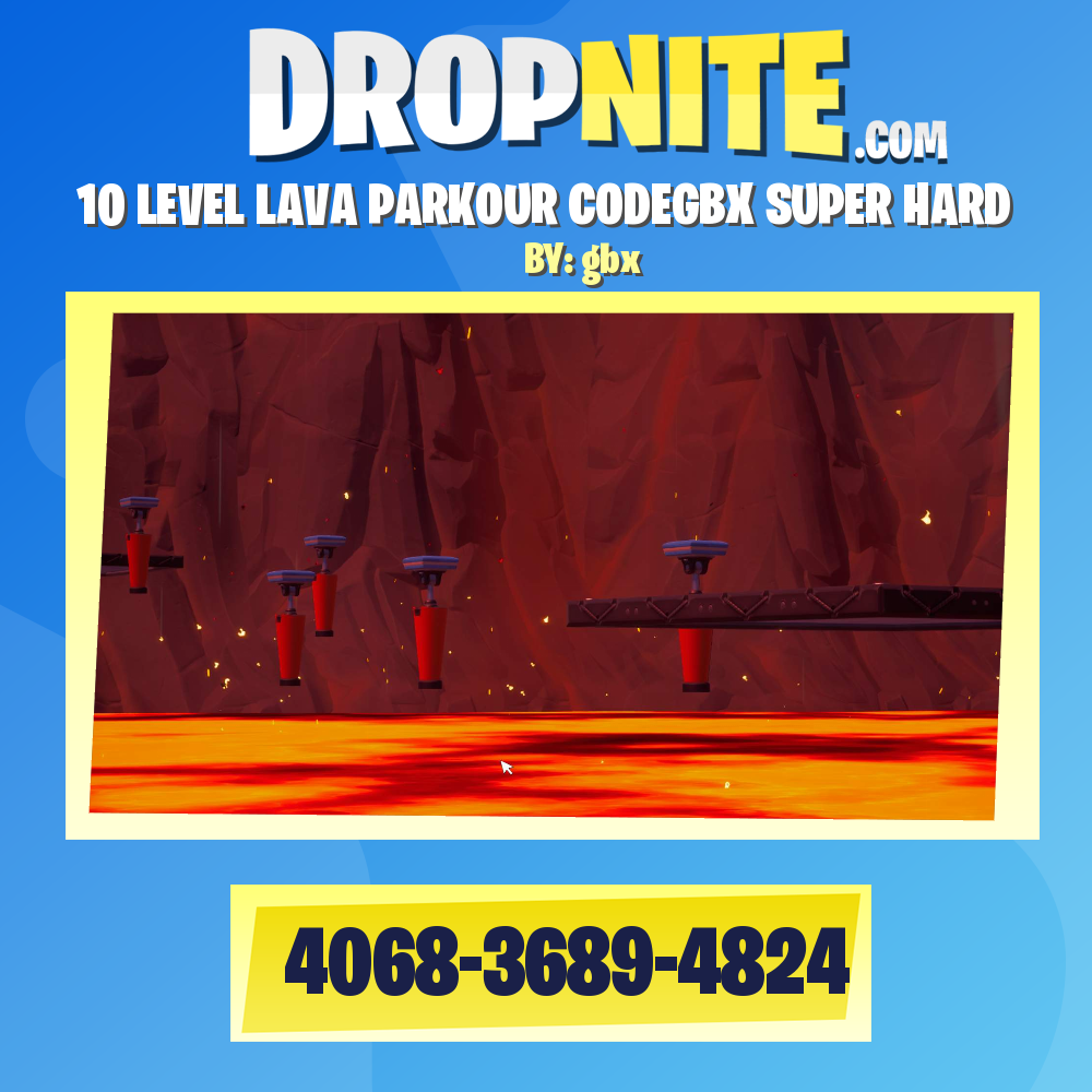 10 LEVEL LAVA PARKOUR CODEGBX SUPER HARD