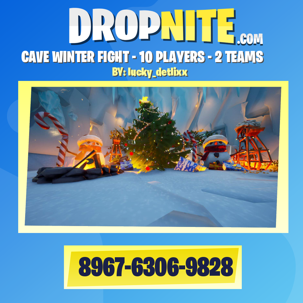 CAVE WINTER FIGHT - 10 PLAYERS - 2 TEAMS