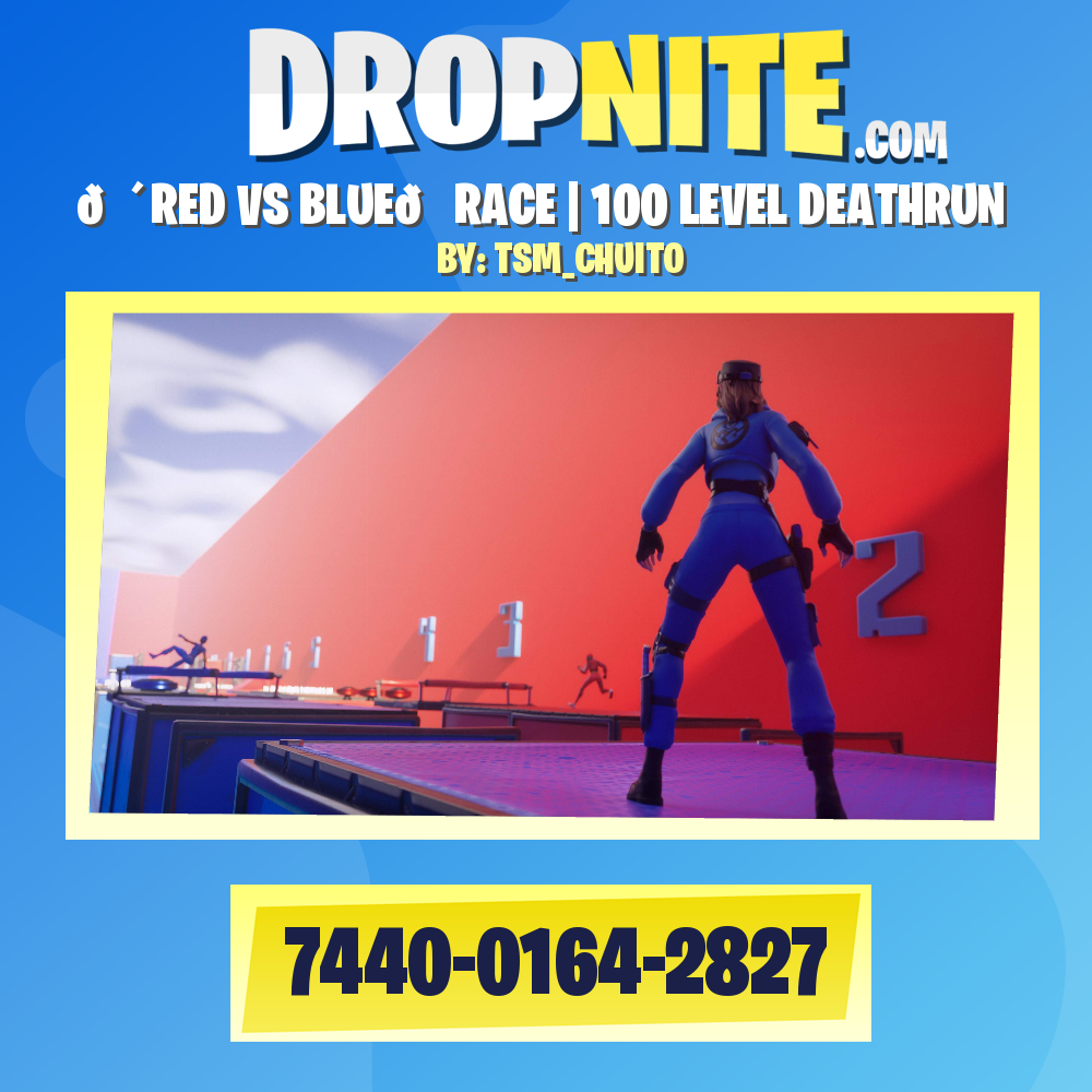 🔴RED VS BLUE🔵RACE | 100 LEVEL DEATHRUN