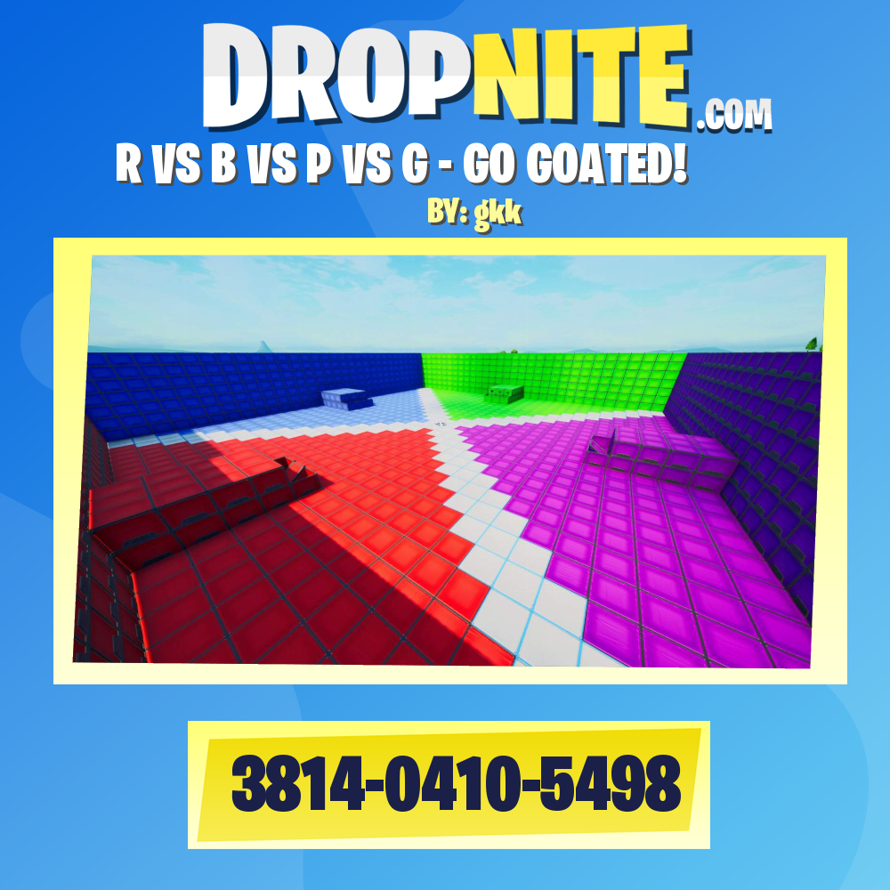 R VS B VS P VS G - GO GOATED!