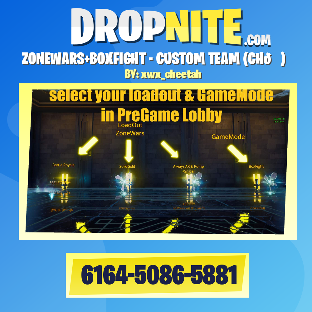 ZONEWARS+BOXFIGHT - CUSTOM TEAM (CH🐆)