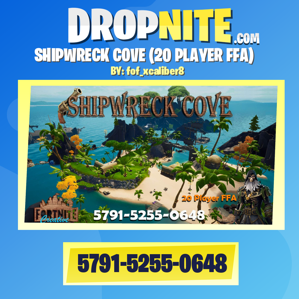SHIPWRECK COVE (20 PLAYER FFA)