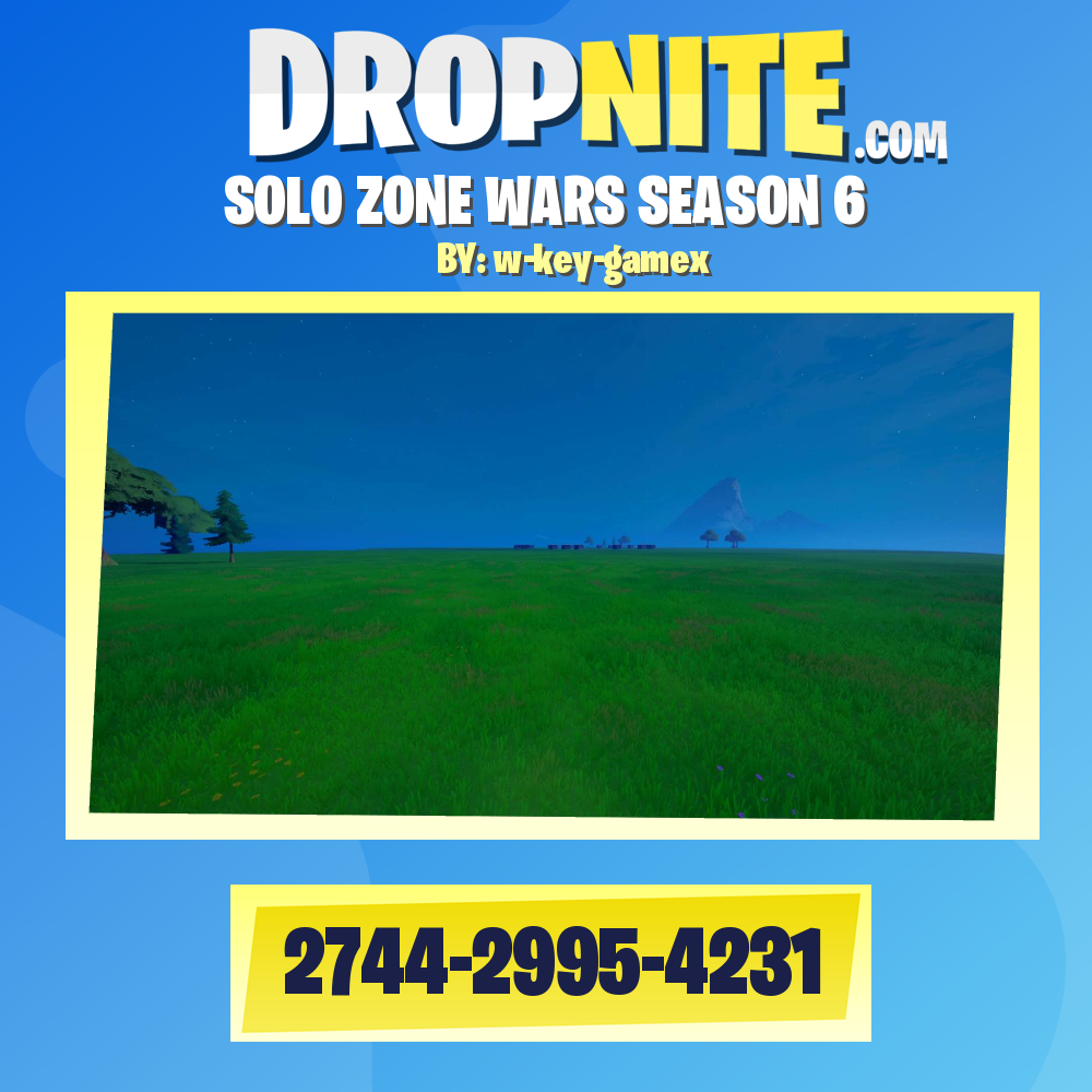SOLO ZONE WARS SEASON 6