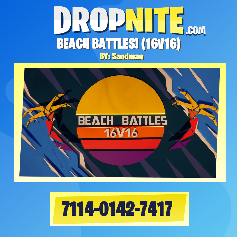 BEACH BATTLES! (16V16)
