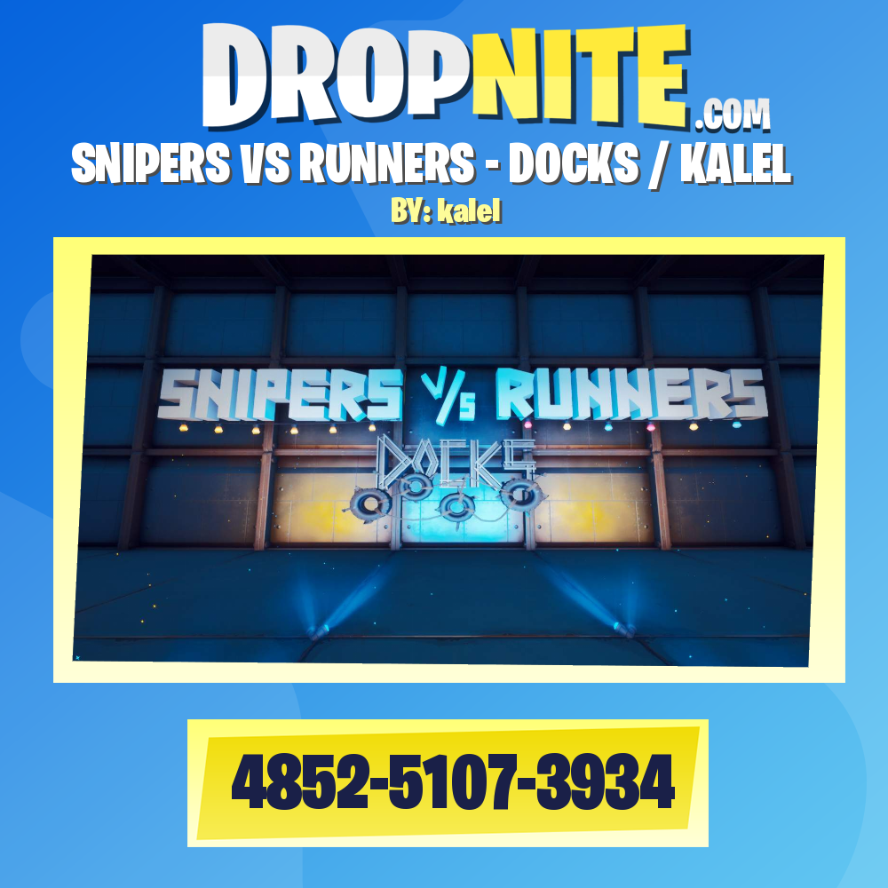 50 PLAYER SNIPERS VS RUNNERS - DOCKS