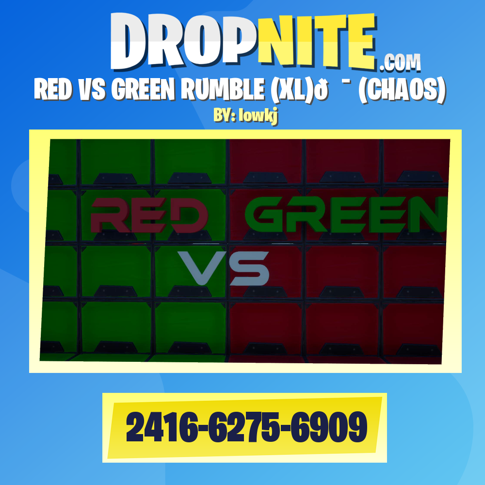 RED VS GREEN RUMBLE (XL)💯 (CHAOS)