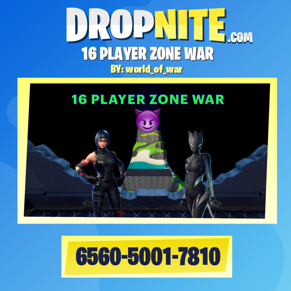 16 PLAYER ZONE WAR
