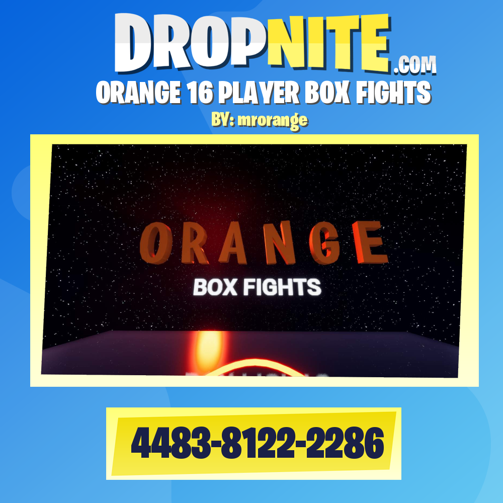ORANGE 16 PLAYER BOX FIGHTS