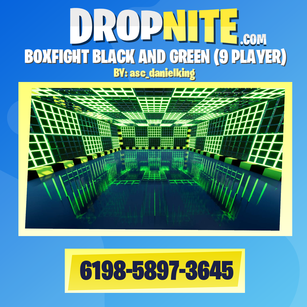 BOXFIGHT BLACK AND GREEN (9 PLAYER)