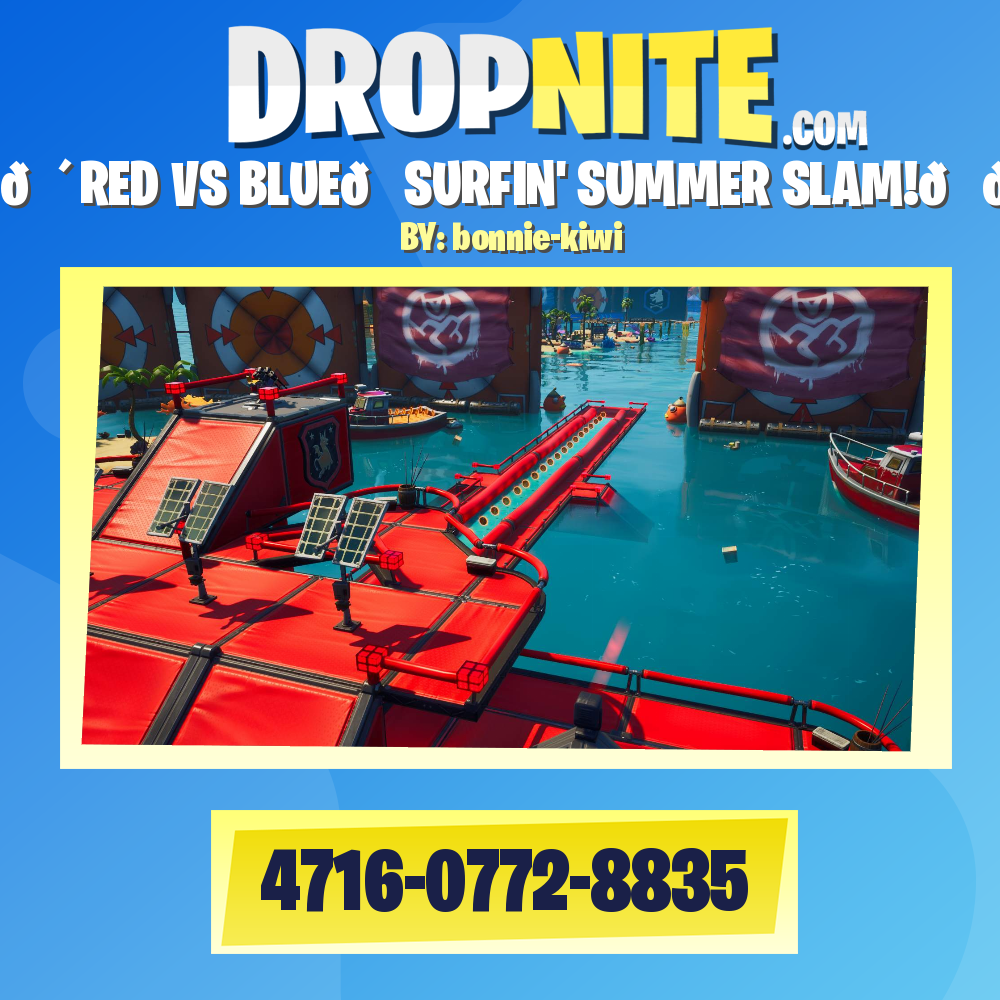 🔴RED VS BLUE🔵SLIP 'N' SLIDE!🏄🌊