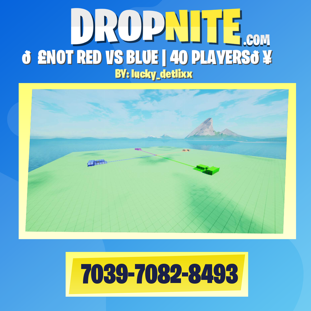 🤣NOT RED VS BLUE | 40 PLAYERS🥵