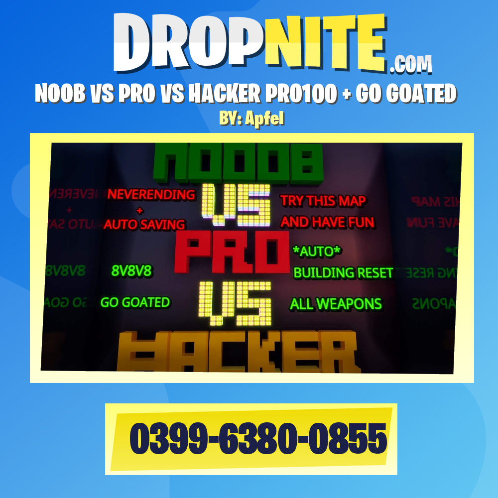NOOB VS PRO VS HACKER PRO100 + GO GOATED
