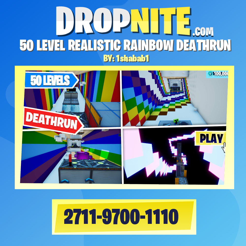 50 LEVEL REALISTIC RAINBOW DEATHRUN