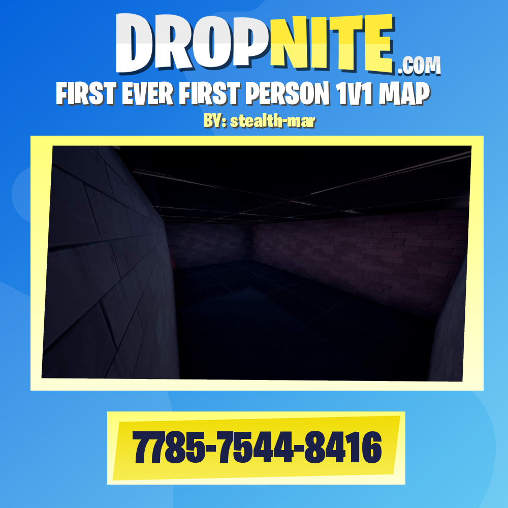FIRST EVER FIRST PERSON 1V1 MAP