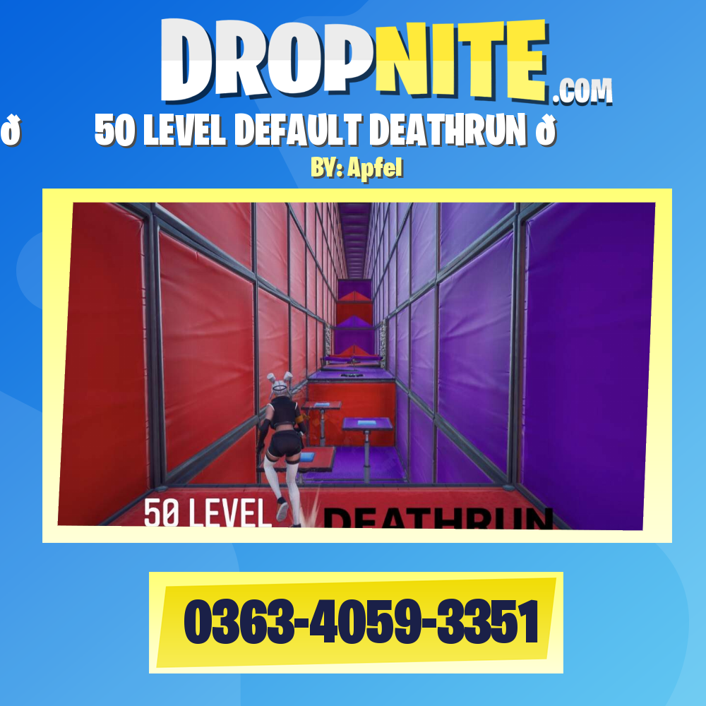 🏃‍♂️☢️ 50 LEVEL DEFAULT DEATHRUN 🏃‍♂️☢
