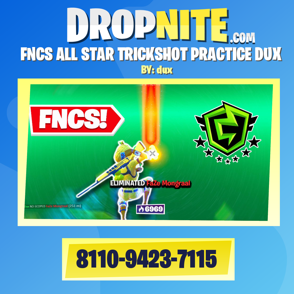 FNCS ALL STAR TRICKSHOT PRACTICE DUX