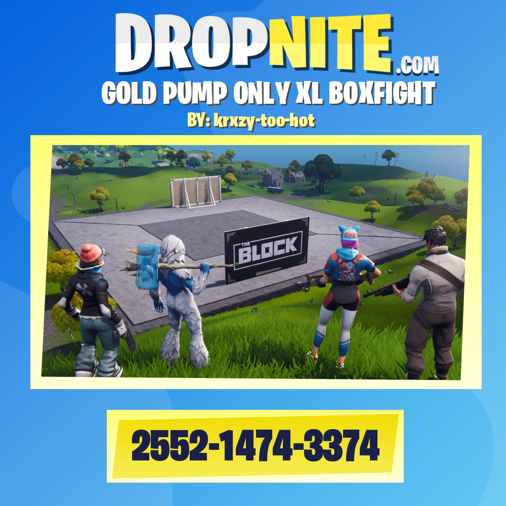 GOLD PUMP ONLY XL BOXFIGHT