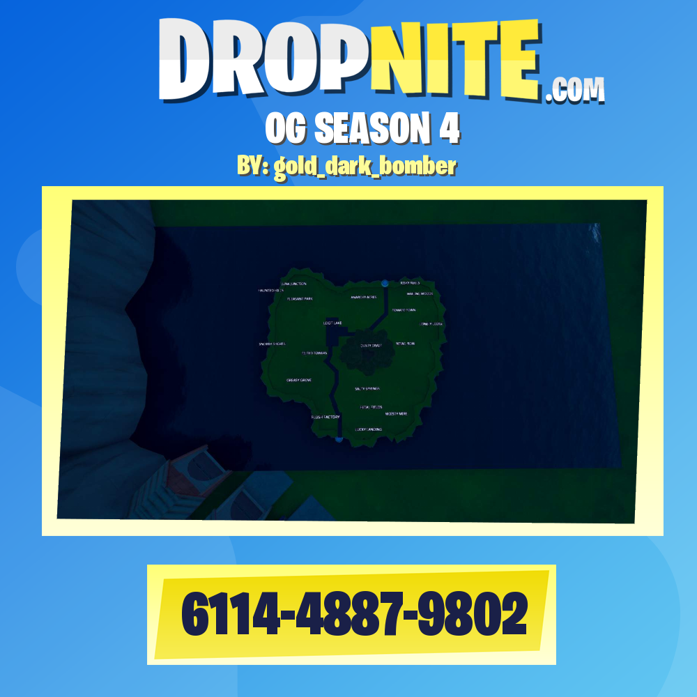 FORTNITE: BATTLE ROYALE OG S4 MAP