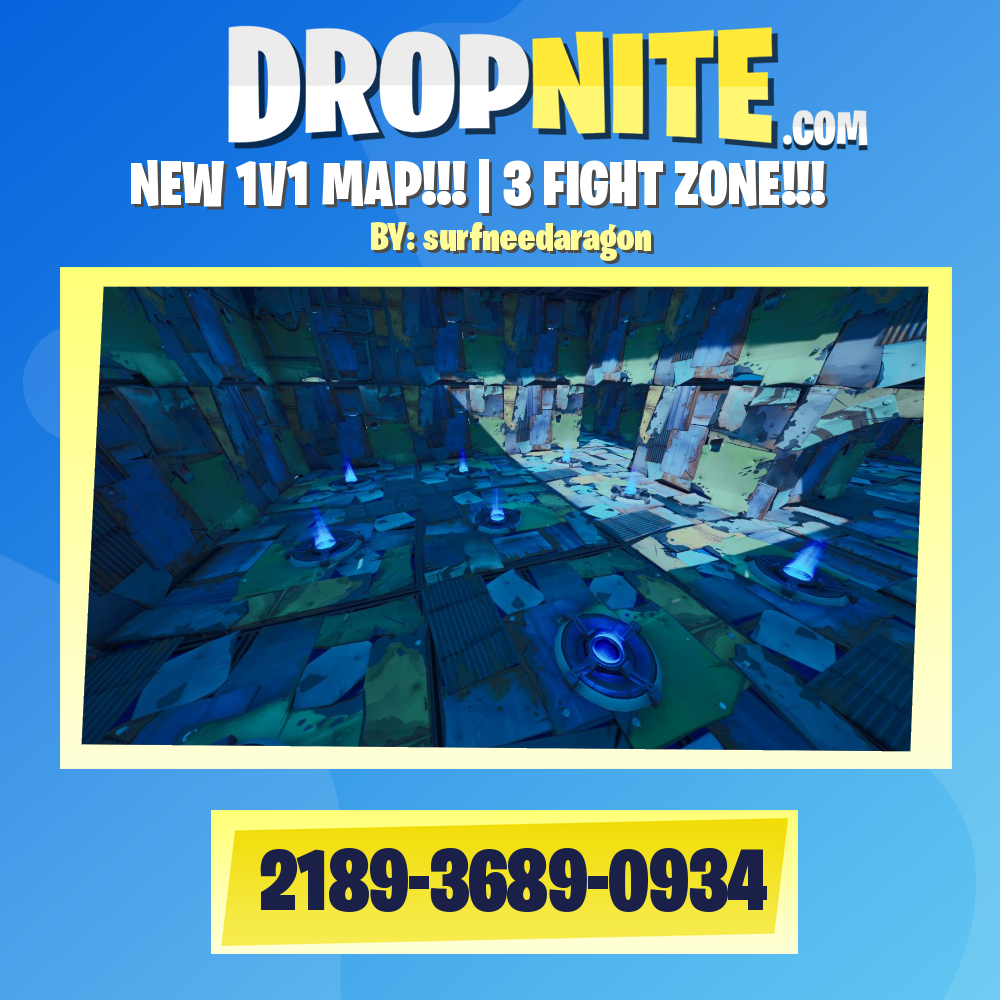 NEW 1V1 MAP!!! | 3 FIGHT ZONE!!!