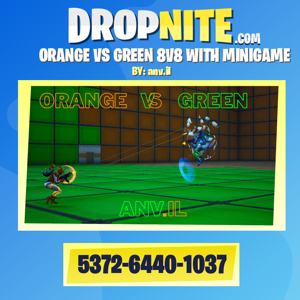 ORANGE VS GREEN 8V8 WITH MINIGAME