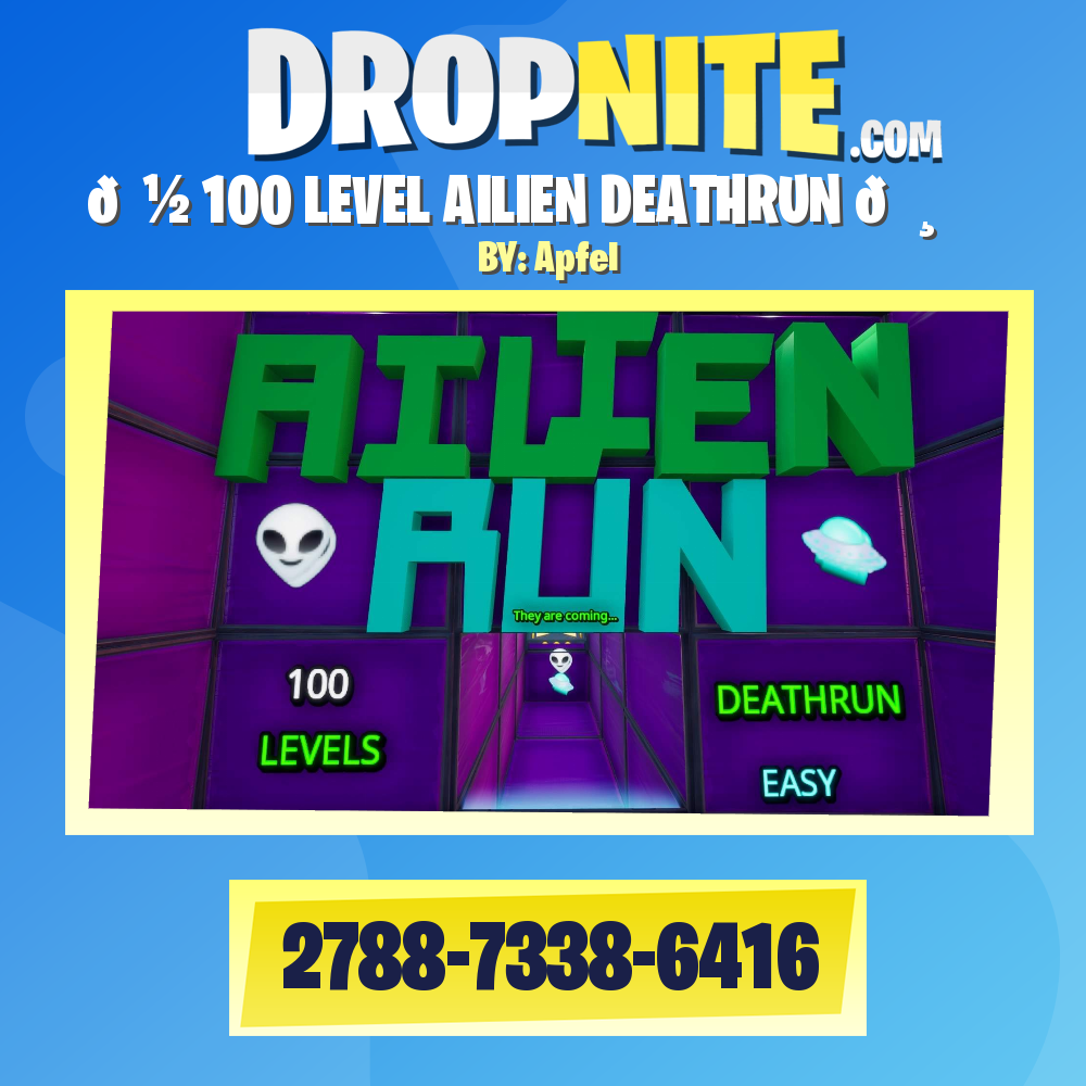 👽 100 LEVEL ALIEN DEATHRUN 🛸