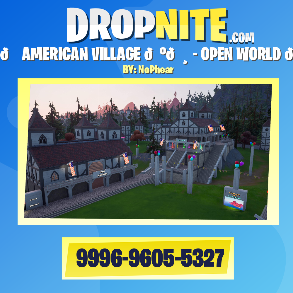 🦅 AMERICAN VILLAGE 🇺🇸 - OPEN WORLD 🌍