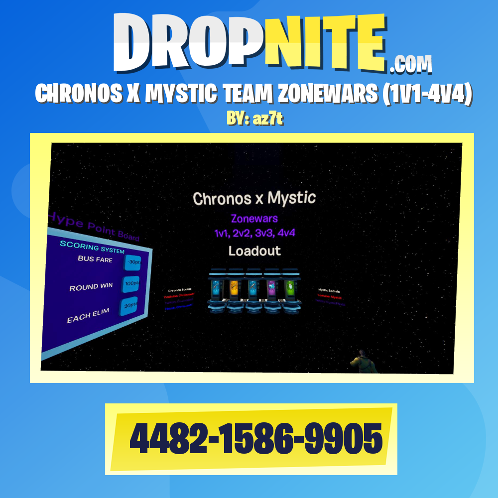 CHRONOS X MYSTIC TEAM ZONEWARS (1V1-4V4)