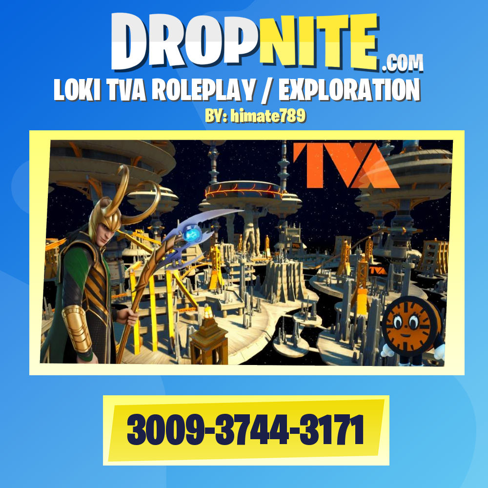 LOKI TVA ROLEPLAY / EXPLORATION - Fortnite Creative Map Code - Dropnite