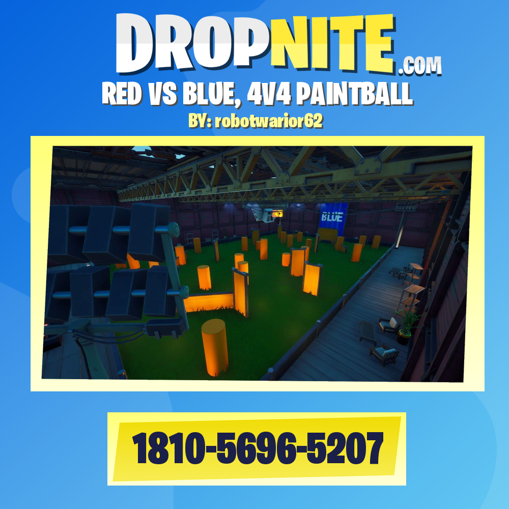 RED VS BLUE, 4V4 PAINTBALL