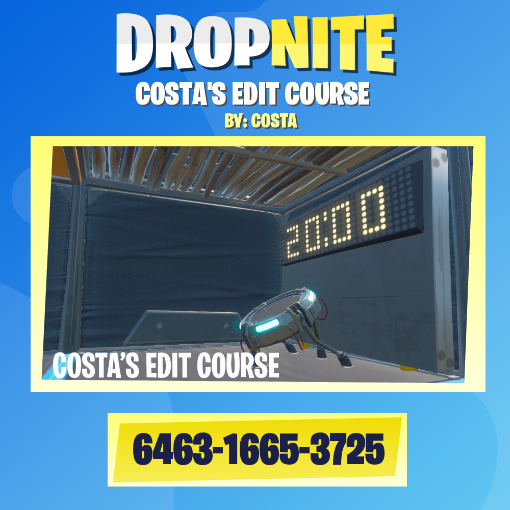 COSTA'S EDIT COURSE