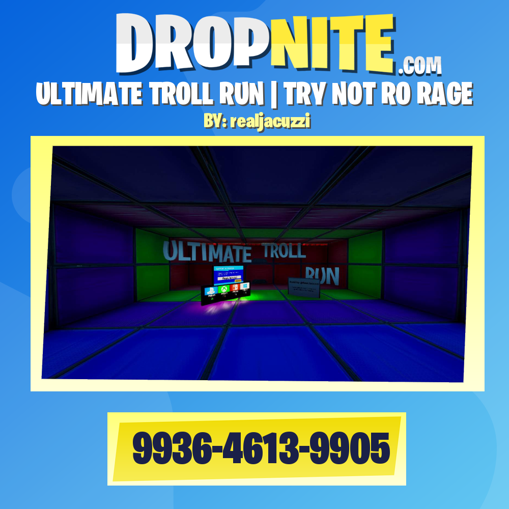 ULTIMATE TROLL RUN | TRY NOT RO RAGE