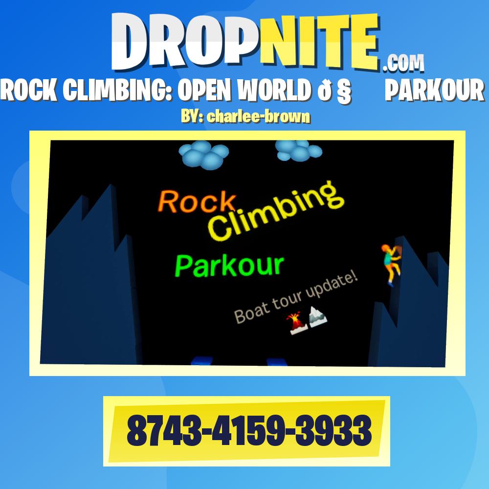 ROCK CLIMBING: OPEN WORLD 🧗‍♂️  PARKOUR