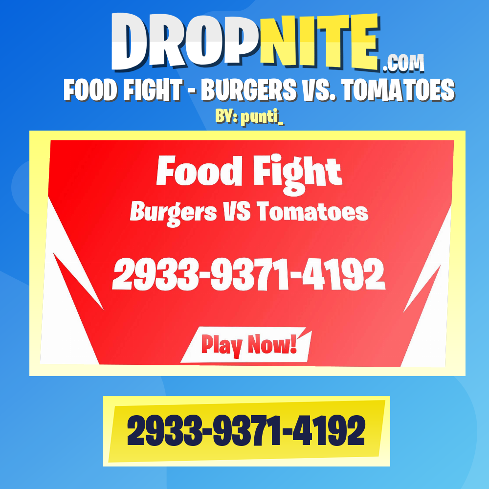 FOOD FIGHT - BURGERS VS. TOMATOES