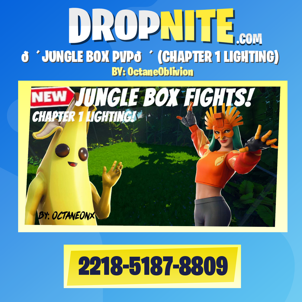 🌴JUNGLE BOX PVP🌴 (CHAPTER 1 LIGHTING)