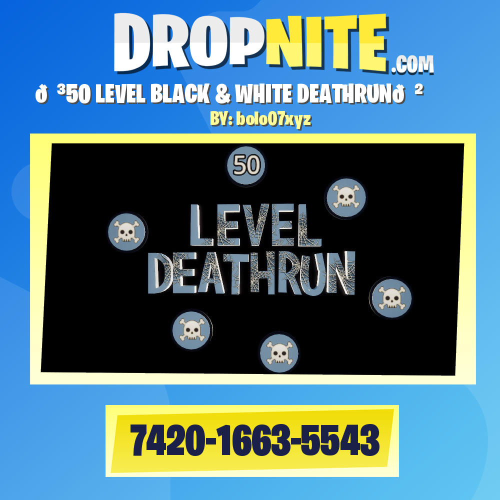 🔳50 LEVEL BLACK & WHITE DEATHRUN🔲