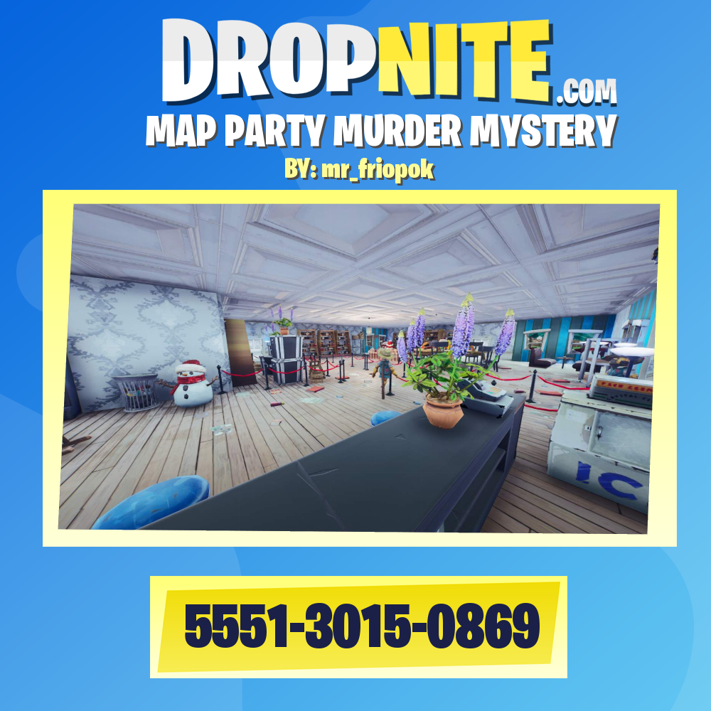 MAP PARTY MURDER MYSTERY