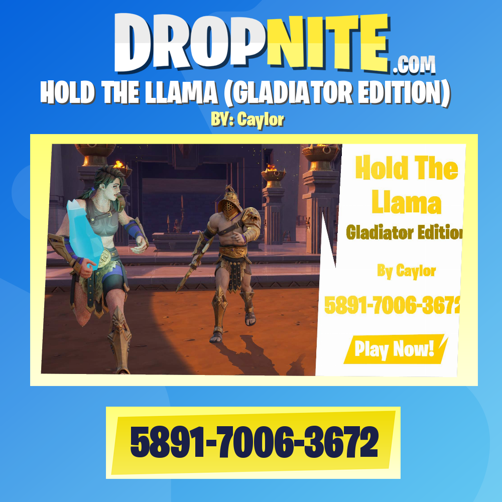 HOLD THE LLAMA (GLADIATOR EDITION)