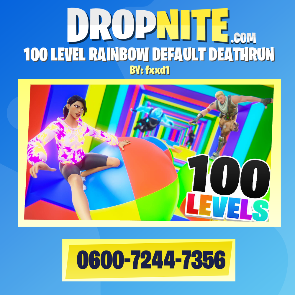 100 LEVEL RAINBOW DEFAULT DEATHRUN