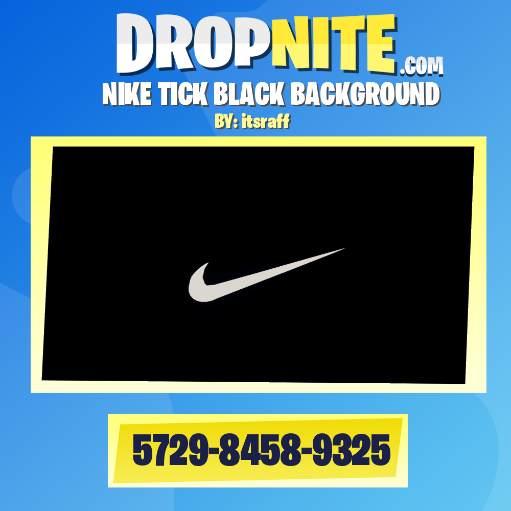 NIKE TICK BLACK BACKGROUND