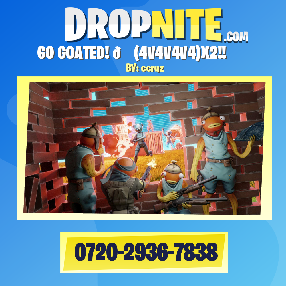 GO GOATED! 👑 (4V4V4V4)X2!!