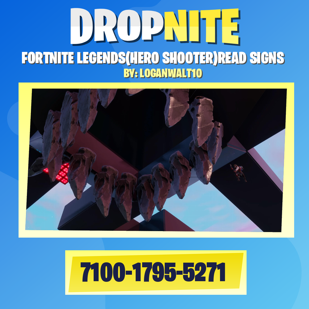 FORTNITE LEGENDS(HERO SHOOTER)READ SIGNS