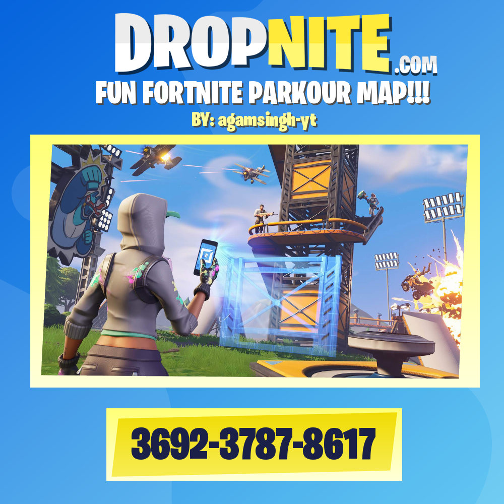 FUN FORTNITE PARKOUR MAP!!!